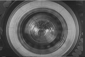 1930s: Various car crashes are shown as well as American Red Cross emergency vehicles and a first aid station, in 1935.