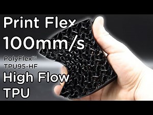 Print TPU at incredible speeds (up to 100mm/s)