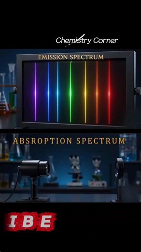 Absorption & Emission spectrum animated visuals| Spectroscopy| #fscpart1 #spectrum #animation #yts