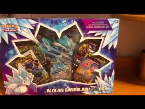 Mở Alolan Sandslash GX Box (video từ 2020 hoặc 2021)