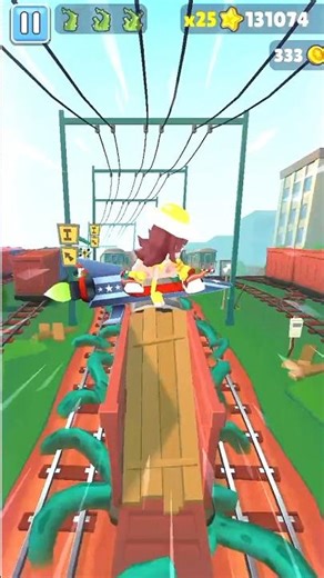 sabway surfer Don't touch the floor challenge 😱