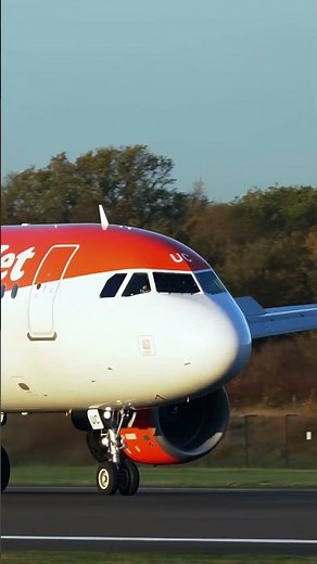 Easyjet A320 Smooth landing! Not AI ! #foryou #upnext #esyjet
