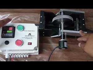 Contador de metros con contactor y guiador de cable con resolución de milimetros