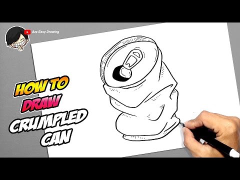 How to draw Crumpled Can