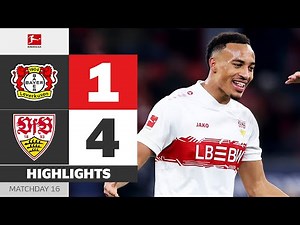 4 (!) GOALS in First Half! | BAYER 04 LEVERKUSEN - VFB STUTTGART | Highlights | MD 16 – Bundesliga