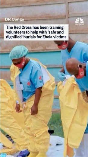 Red Cross has been training volunteers to help with 'safe and dignified' burials for Ebola victims