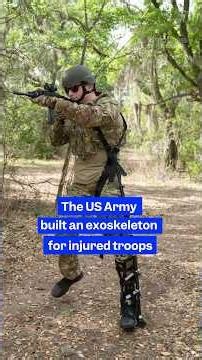 The #USArmy built an #exoskeleton for wounded troops no longer able to rely on quick #rescues.