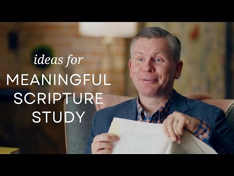 Jared Halverson talks scripture study