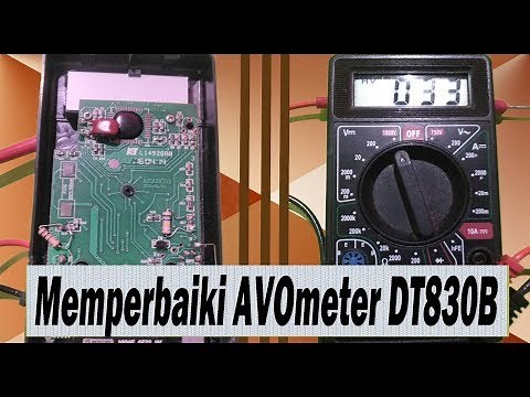 Memperbaiki Avometer Masda DT-830B