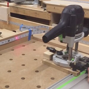 Using a Cheap Rifle Laser for Quick Router Set-Ups  - Core77