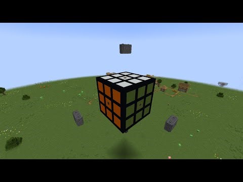 How to build a fully functioning rubiks cube with the minecraft create mod