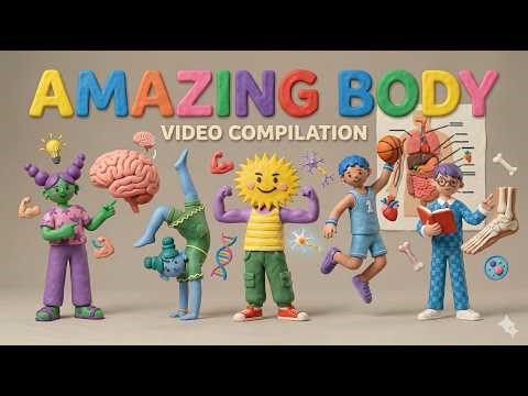 Amazing Body Compilation | Fun educational videos for toddlers and preschool kids #kidslearning