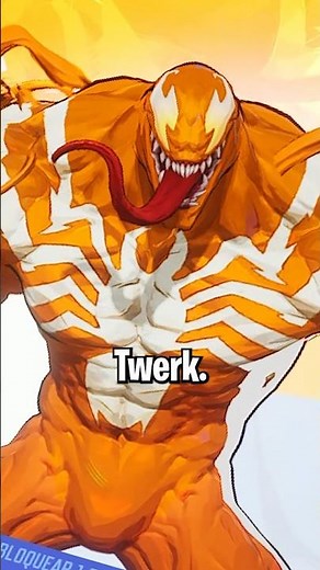 VENOM has the best EMOTE in Marvel Rivals #marvelrivals #venom #twerk #dancerocky