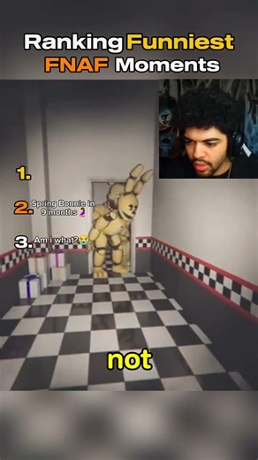 Ranking Funniest FNAF moments 😂 #shorts