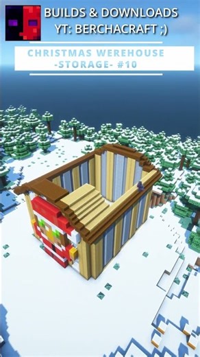 Minecraft: Christmas Warehouse - Storage Build!