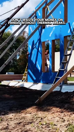 Most prefab panels look the same from the outside, but what’s inside the wall determines your home’s performance for decades. A thermal break is the difference between a wall that only meets code and one that truly performs. Without it, heat moves through framing members and cancels out your insulation’s R-value. TSUPS™ panels are built with a built-in thermal break that stops energy loss at the source. That means lower utility bills, a quieter home, and long-term comfort that doesn’t depend on 