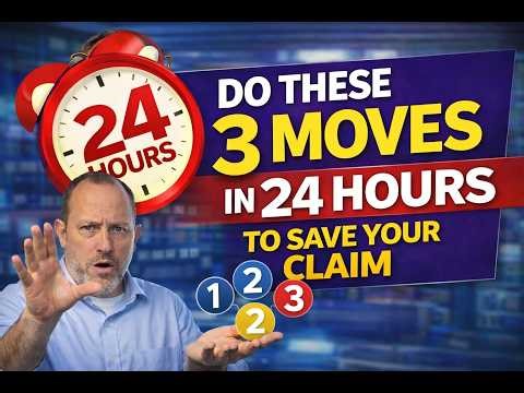 Do These 3 Moves in 24 Hours or Risk Losing Your Workers’ Comp Claim