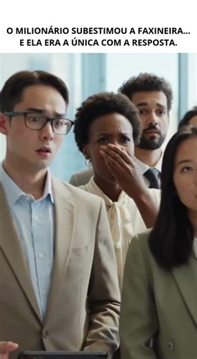 The millionaire underestimated the cleaning lady… and she was the only one with the answer.