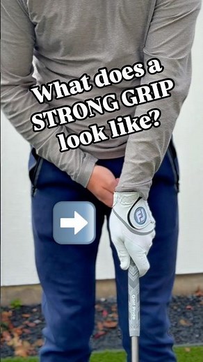 Strong Grip? Watch THIS ✅ #golf #golfswing