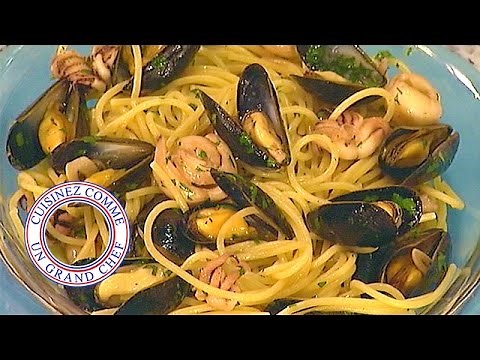 Spaghettis aux fruits de mer