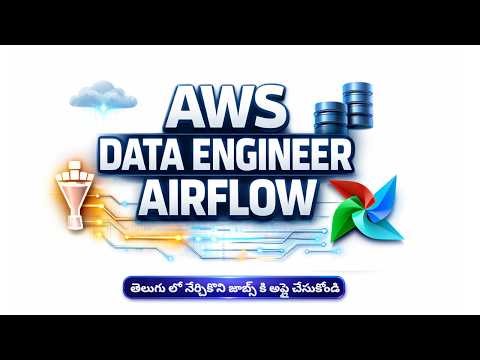 Apache Airflow on AWS: End-to-End Data Pipeline (Telugu) | regularpython.com | 7349692340
