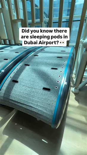 Would you try these? Say hello to these sleeping pods by Sleep N Fly in Dubai Airport. Here, you will find a charging station and sleeping essentials perfect for a quick nap. #dubai #airport | Time Out Dubai