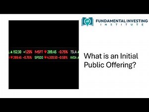 What Is an IPO? Initial Public Offering Explained | Investing Basics
