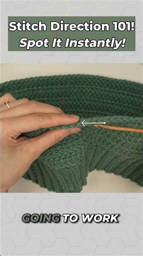 Crochet Stitch Direction Hack for Consistent Texture #crochet #shorts