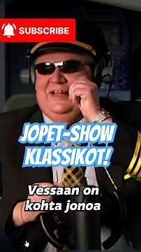 Jopet-show Kapteeni Saikkonen – “Lennon tarjoilu..vessaan jono!” 😂✈️