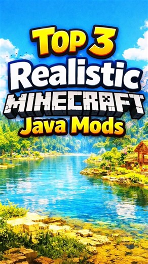 Top 3 Realistic Minecraft Java Mods #game #minecraft #gameplay #games #shorts #minecraftshorts