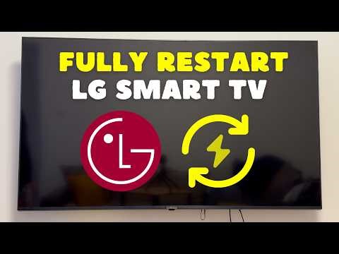 LG Smart TV: Full Power Cycle & Restart Tutorial
