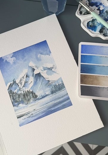 Easy Watercolor Mountains: A Step-by-Step Guide