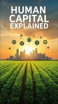 Human Capital Formation Explained in 1 minute #animatedvideo #economics #humancapitalformation