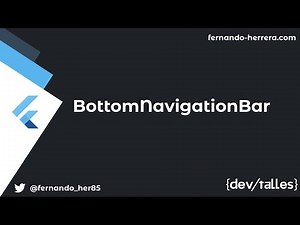 Flutter BottomNavigationBar