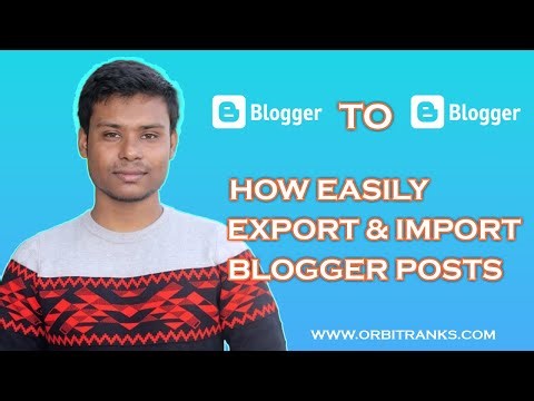 How to Export Blogger Content After the Latest Update | Export and Import Your Blogspot Contents