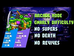 TMNT: Shredder's Revenge - Pro Run - 2P Co-op No Death / No Supers [Gnarly / Arcade]