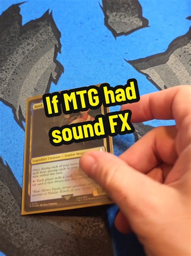 If Magic the Gathering game actions had sound effects. #commander #magicthegathering #mtg