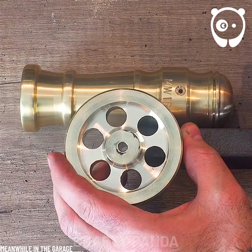 11K views · 70 reactions | Turning metal into a powerful mini cannon Partner: Meanwhile in the Garage IG: https://www.instagram.com/mwigtools/ YT: https://www.youtube.com/c/MeanwhileintheGarage | Crafty School | Facebook