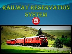 Online Railway Reservation System
