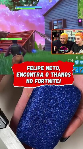 Felipe Neto Encontra Thanos no Fortnite: Ação e Risadas!