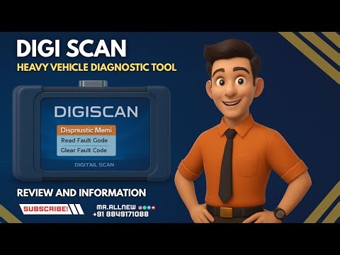 DIGISCAN Diagnostic Tool | Commercial Vehicle Scanner | Full Review & Functions#DigiScan #Diagnostic