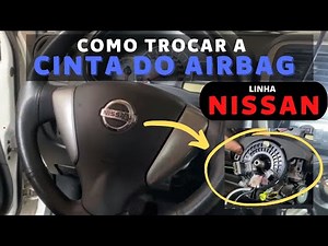 Como Trocar a cinta do Airbag da linha Nissan - march/versa/sentra