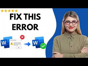 How To Fix Word Can't Do This Because The Dialog Box Is Open