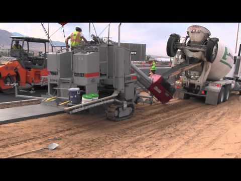 Power Curber 5700-C Pouring Sidewalk