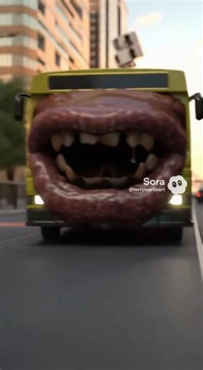 Bus Eater model using AI to animate
