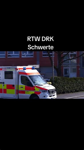 RTW DRK Schwerte auf Einsatzfahrt #einsatzfahrten #rettungsdienst