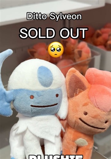Went to the Nintendo Store in San Francisco hoping to find the Ditto Sylveon plush… but it was completely sold out 😭 we at least found Ditto Vulpix and Absol. I guess now I’ll just order from Pokémon Center online, but I definitely prefer picking the plush I buy in person! #pokemonplush #ditto #nintendostore #pokemon #pokemoncollector