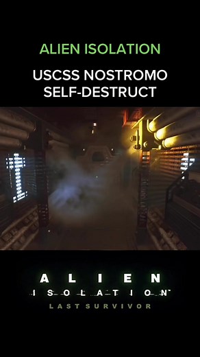 Ripley turns the coolant system off to destroy the ship and the alien, and tries to reach the shuttle #alien #alienisolation #alien1979 #xenomorph #nostromo #horror #pcgaming #xboxone