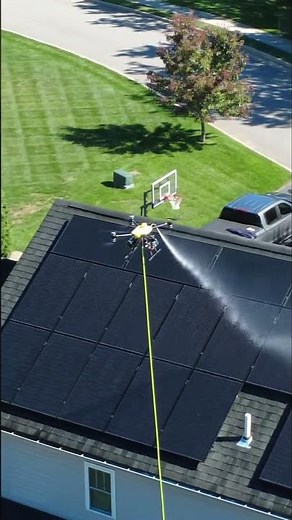 E&S Drone Wash - Rhode Island - Solar Panels Getting Sprayed? Watch This Before You Install!