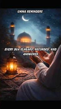 What Is Dua? | How Allah Accepts Dua | 3 Ways Dua Is Answered | umma reminders